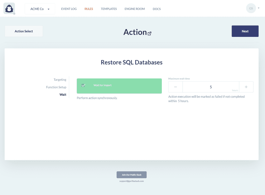 Restore SQL Databases: Options