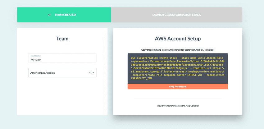 AWS Account Setup CLI