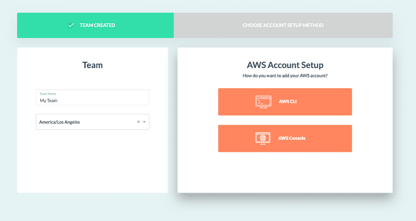 AWS Account Setup Link Account